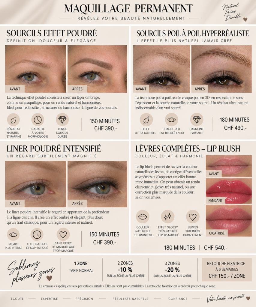 Maquillage permanent / Dermopigmentation
